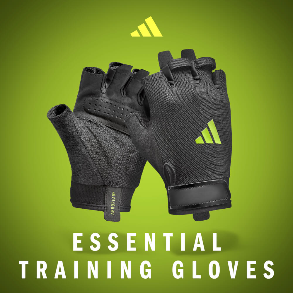 ถุงมือ Essential Training ADIDAS ADGB-15001GN สีเขียว ไซส์ S